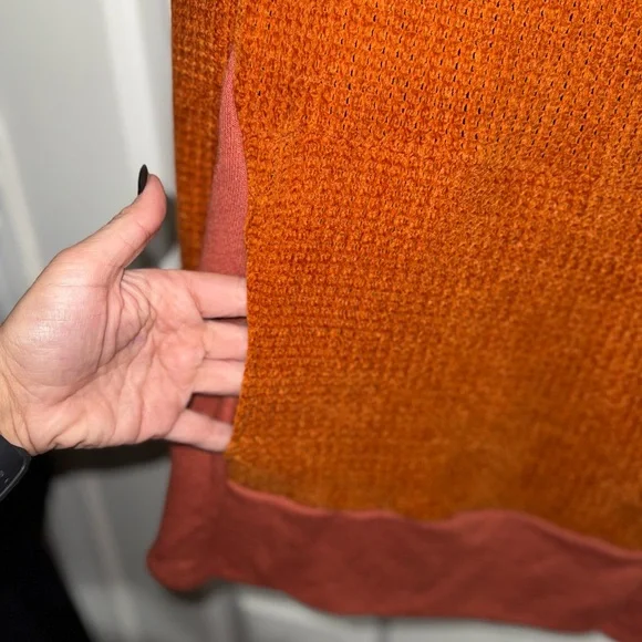 BiBi Terracotta Knit Sweater with Pockets - Picture 5 of 5